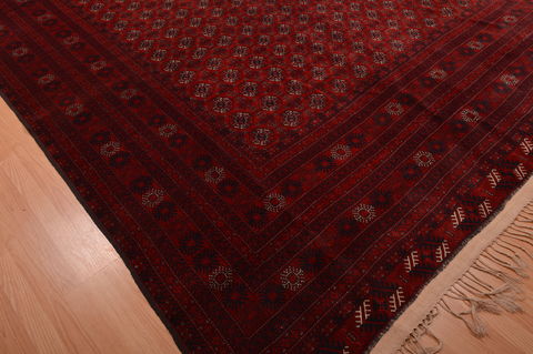 Khan Mohammadi Red Hand Knotted 98 X 128 Area Rug 100-109007 Image 13