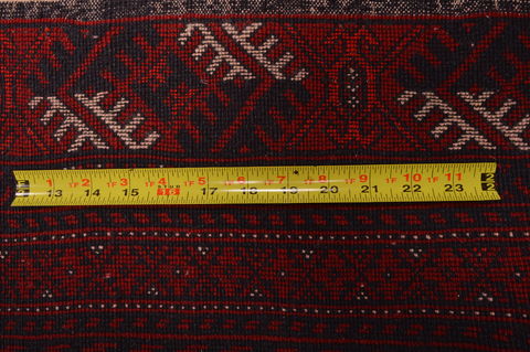 Khan Mohammadi Red Hand Knotted 98 X 128 Area Rug 100-109007 Image 2
