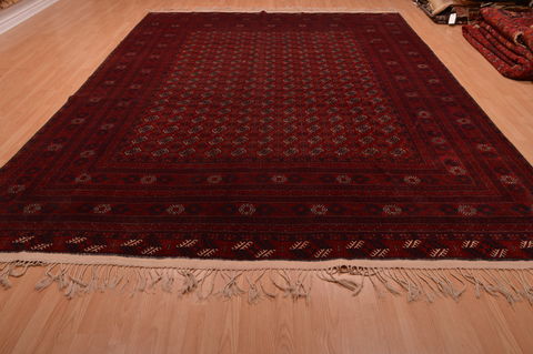 Khan Mohammadi Red Hand Knotted 98 X 128 Area Rug 100-109007 Image 4