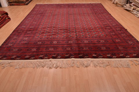 Khan Mohammadi Red Hand Knotted 98 X 128 Area Rug 100-109007 Image 7