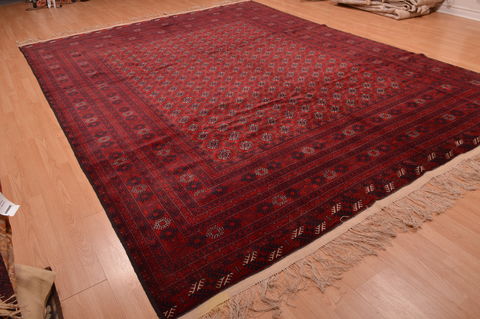 Khan Mohammadi Red Hand Knotted 98 X 128 Area Rug 100-109007 Image 8