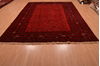 Khan Mohammadi Red Hand Knotted 84 X 110 Area Rug 100-109009 Thumb 1