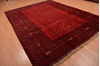 Khan Mohammadi Red Hand Knotted 84 X 110  Area Rug 100-109009 Thumb 7