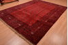Khan Mohammadi Red Hand Knotted 84 X 110  Area Rug 100-109009 Thumb 8