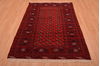 Khan Mohammadi Red Hand Knotted 43 X 61  Area Rug 100-109014 Thumb 4