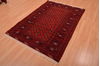 Khan Mohammadi Red Hand Knotted 43 X 61  Area Rug 100-109014 Thumb 5