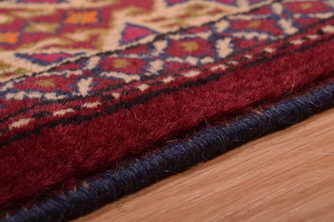 Baluch Red Hand Knotted 56 X 75 Area Rug 100-109015 Image 10