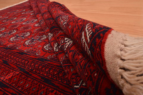 Khan Mohammadi Red Hand Knotted 40 X 61 Area Rug 100-109016 Image 13