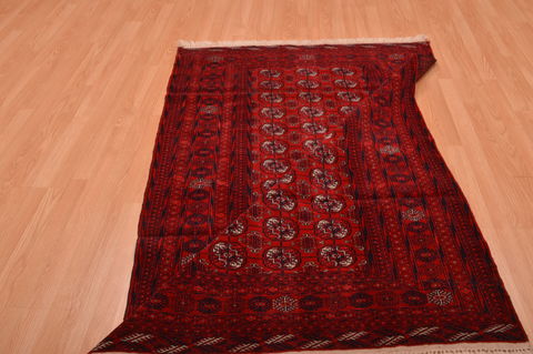 Khan Mohammadi Red Hand Knotted 40 X 61 Area Rug 100-109016 Image 14