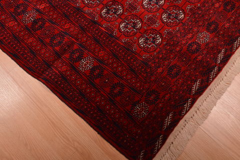 Khan Mohammadi Red Hand Knotted 40 X 61 Area Rug 100-109016 Image 7