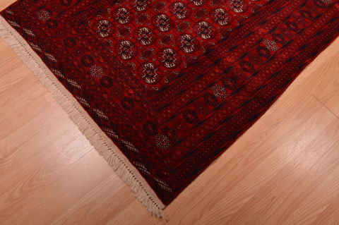 Khan Mohammadi Red Hand Knotted 40 X 61 Area Rug 100-109016 Image 8