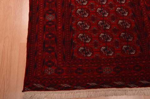 Khan Mohammadi Red Hand Knotted 40 X 61 Area Rug 100-109016 Image 9
