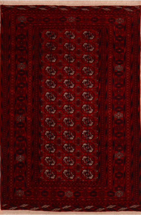 Khan Mohammadi Red Hand Knotted 40 X 61 Area Rug 100-109016 Image 0