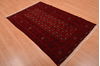 Khan Mohammadi Red Hand Knotted 40 X 61 Area Rug 100-109016 Thumb 3