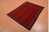 Khan Mohammadi Red Hand Knotted 39 X 56  Area Rug 100-109018 Thumb 15