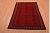 Khan Mohammadi Red Hand Knotted 39 X 56  Area Rug 100-109018 Thumb 1