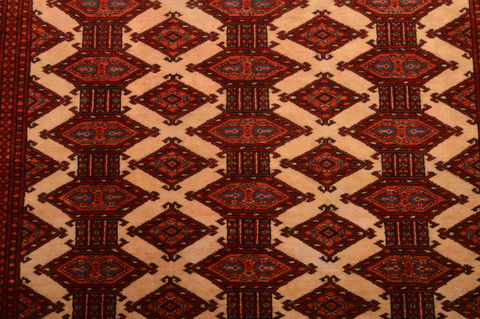 Khan Mohammadi Red Hand Knotted 45 X 64 Area Rug 100-109019 Image 10