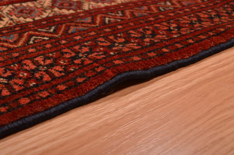 Khan Mohammadi Red Hand Knotted 45 X 64 Area Rug 100-109019 Image 11