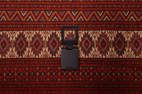 Khan Mohammadi Red Hand Knotted 45 X 64 Area Rug 100-109019 Image 16