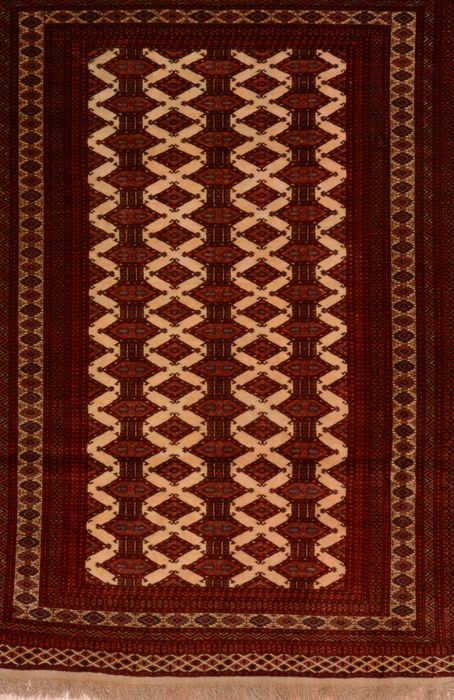 Khan Mohammadi Red Hand Knotted 45 X 64 Area Rug 100-109019 Image 0