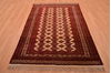 Khan Mohammadi Red Hand Knotted 45 X 64 Area Rug 100-109019 Thumb 1