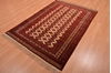 Khan Mohammadi Red Hand Knotted 45 X 64  Area Rug 100-109019 Thumb 2