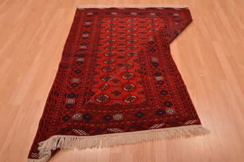 Khan Mohammadi Red Hand Knotted 40 X 51 Area Rug 100-109020 Image 14