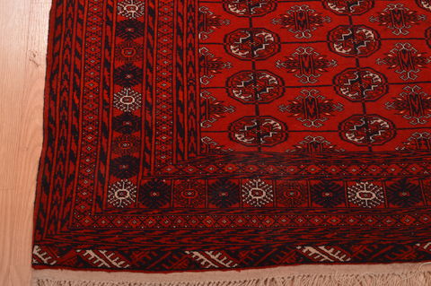 Khan Mohammadi Red Hand Knotted 40 X 51 Area Rug 100-109020 Image 9
