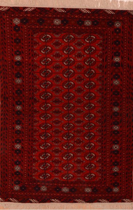 Khan Mohammadi Red Hand Knotted 40 X 51 Area Rug 100-109020 Image 0
