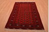 Khan Mohammadi Red Hand Knotted 40 X 51  Area Rug 100-109020 Thumb 1