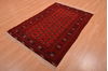 Khan Mohammadi Red Hand Knotted 40 X 51  Area Rug 100-109020 Thumb 2