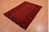 Khan Mohammadi Red Hand Knotted 40 X 51 Area Rug 100-109020 Thumb 2