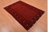 Khan Mohammadi Red Hand Knotted 40 X 51  Area Rug 100-109020 Thumb 3
