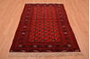Khan Mohammadi Red Hand Knotted 40 X 51 Area Rug 100-109020 Thumb 4