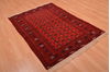 Khan Mohammadi Red Hand Knotted 40 X 51 Area Rug 100-109020 Thumb 5