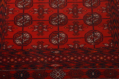 Khan Mohammadi Red Hand Knotted 41 X 511 Area Rug 100-109021 Image 10