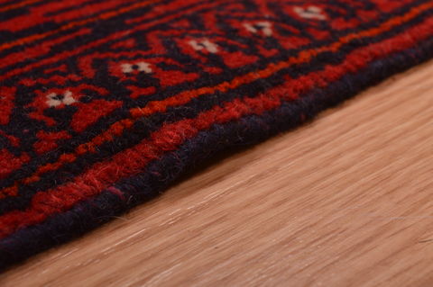 Khan Mohammadi Red Hand Knotted 41 X 511 Area Rug 100-109021 Image 11