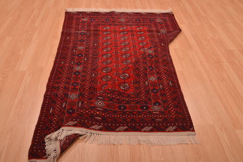 Khan Mohammadi Red Hand Knotted 41 X 511 Area Rug 100-109021 Image 13