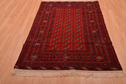 Khan Mohammadi Red Hand Knotted 41 X 511 Area Rug 100-109021 Image 1