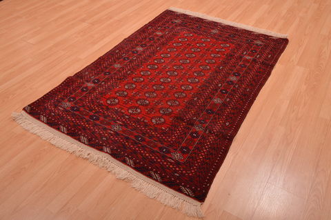 Khan Mohammadi Red Hand Knotted 41 X 511 Area Rug 100-109021 Image 2