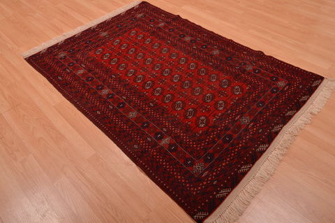 Khan Mohammadi Red Hand Knotted 41 X 511 Area Rug 100-109021 Image 3