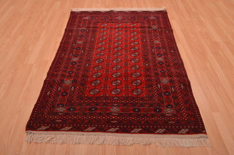 Khan Mohammadi Red Hand Knotted 41 X 511 Area Rug 100-109021 Image 4