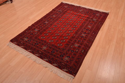 Khan Mohammadi Red Hand Knotted 41 X 511 Area Rug 100-109021 Image 5
