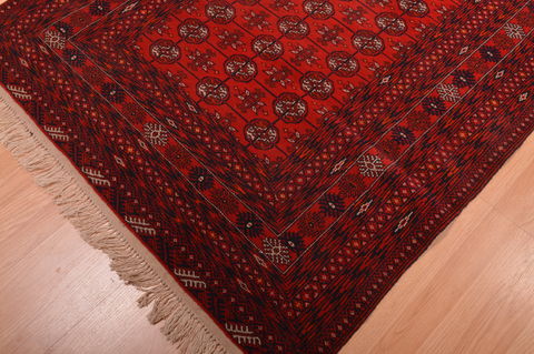 Khan Mohammadi Red Hand Knotted 41 X 511 Area Rug 100-109021 Image 8