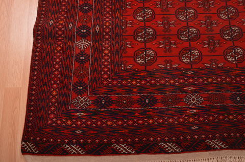 Khan Mohammadi Red Hand Knotted 41 X 511 Area Rug 100-109021 Image 9
