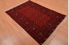 Khan Mohammadi Red Hand Knotted 41 X 511  Area Rug 100-109021 Thumb 3