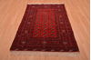 Khan Mohammadi Red Hand Knotted 41 X 511  Area Rug 100-109021 Thumb 4