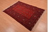 Khan Mohammadi Red Hand Knotted 41 X 511  Area Rug 100-109021 Thumb 6