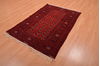 Khan Mohammadi Red Hand Knotted 40 X 59 Area Rug 100-109022 Thumb 2