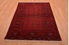 Khan Mohammadi Red Hand Knotted 43 X 53  Area Rug 100-109023 Thumb 1